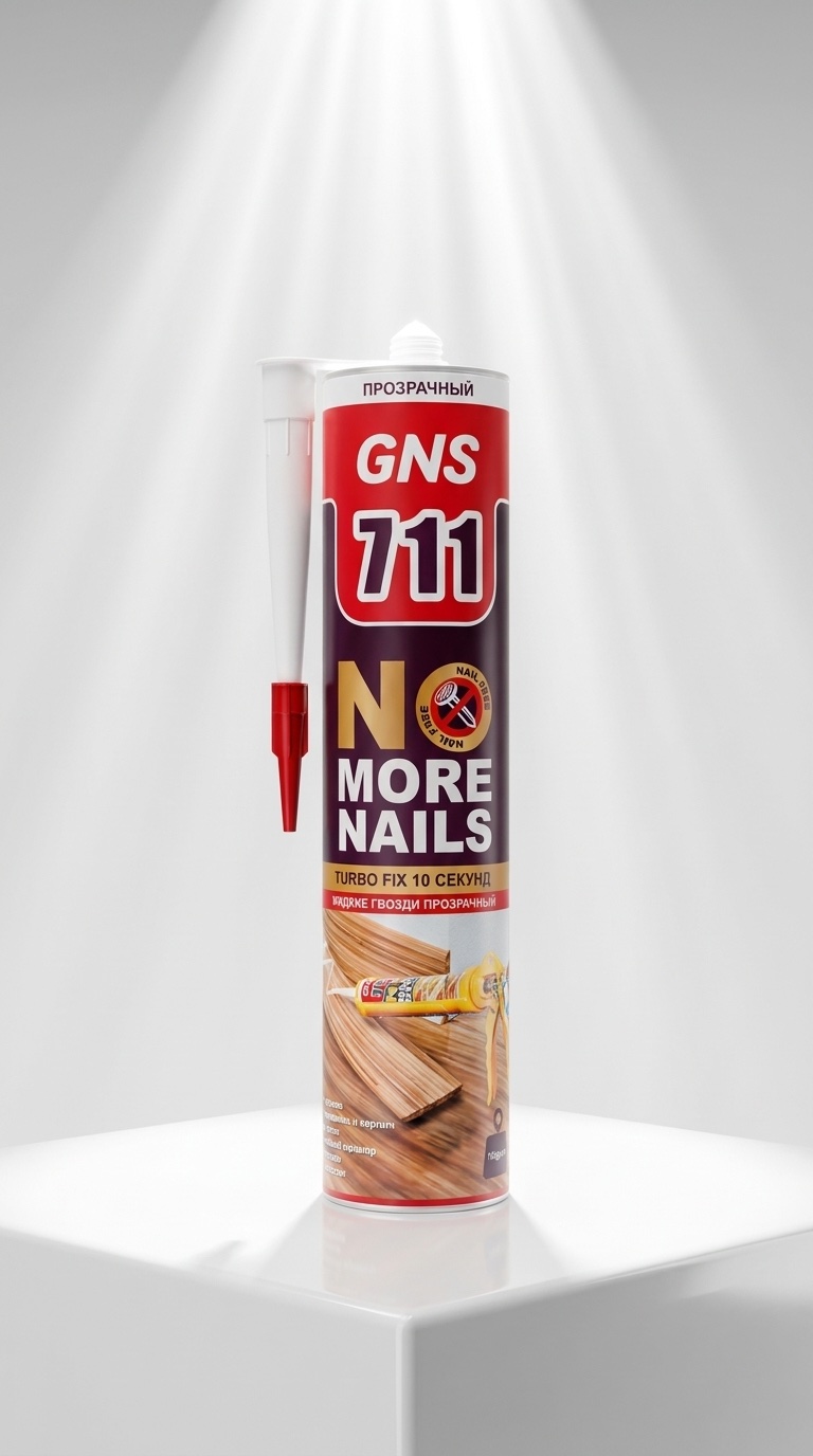 Картридж GNS 711A — жидкие гвозди, прозрачный
